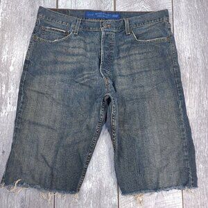 Levis Mens Denim 539 Shorts Size 36 Blue Vintage Straight Biker Cut Offs Y2K
